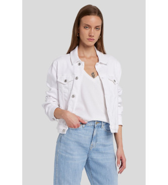 7 For All Mankind Casaco clssico de camionista branco