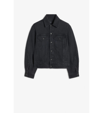 7 For All Mankind Kurtka Twisted z emblematem, czarna