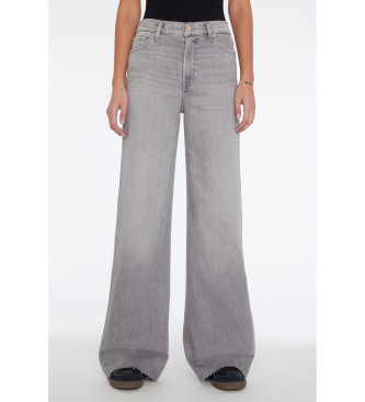 7 For All Mankind Jeans Acampanados tiro alto gris