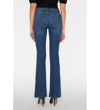 7 For All Mankind Jean bootcut bleu  taille moyenne