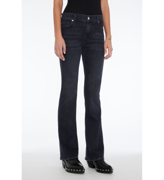 7 For All Mankind Dżinsy Bootcut mid-rise w kolorze czarnym