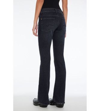 7 For All Mankind Jean bootcut  taille moyenne noir