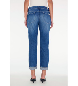 7 For All Mankind Jeans Boyfriend Blu a vita media