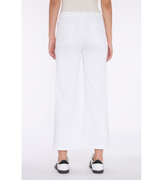 7 For All Mankind Jeans Cropped Alexa Soleil vit 