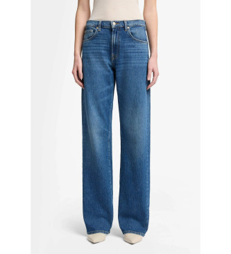 7 For All Mankind Blaue Explorer Jeans