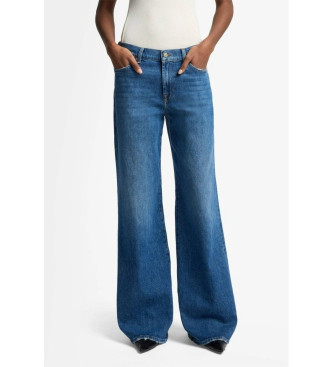 7 For All Mankind Blaue Explorer Jeans