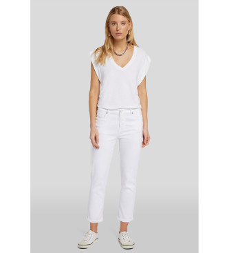 7 For All Mankind Calas de ganga Josefina Soleil branco