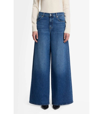 7 For All Mankind Jeans Marie Wide Leg Artifact blu