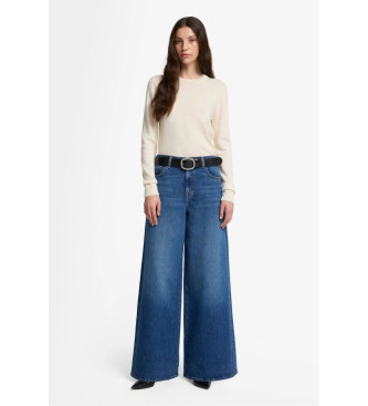 7 For All Mankind Jeans Marie Wide Leg Artifact blu