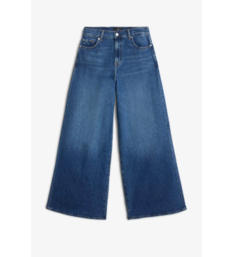7 For All Mankind Jeans Marie Wide Leg Artifact blu