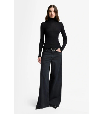 7 For All Mankind Jeans MARIE WIDE LEG noir