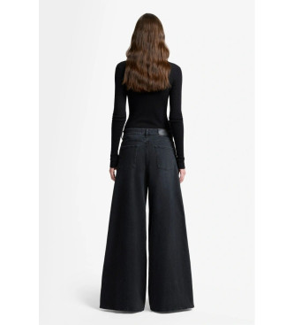 7 For All Mankind Jeans MARIE WIDE LEG noir