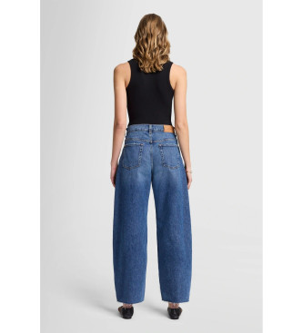 7 For All Mankind Jeans Santa Cruz With Raw Cut blue