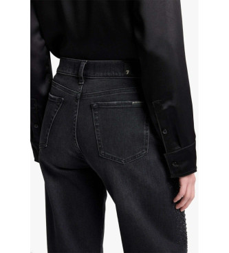 7 For All Mankind Jeans TWISTED LOTTA in Luxe Vintage schwarz