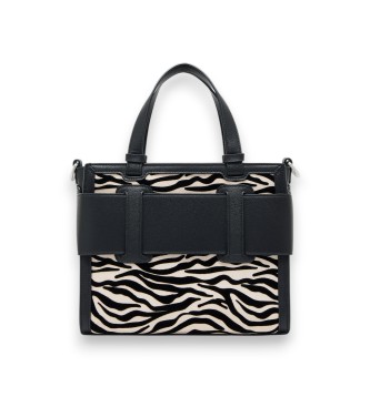 A|X Armani Exchange Black Printed Bag