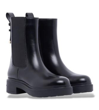 A|X Armani Exchange Usnjeni ?kornji Modern ?rni