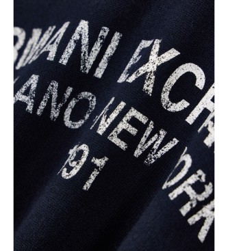 A|X Armani Exchange Camisola Finn azul-marinho