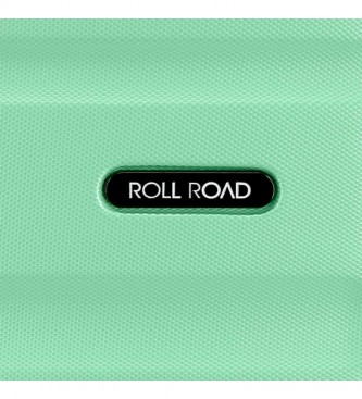 Roll Road Set di due valigie rigide Flex -55-65cm- Turchese