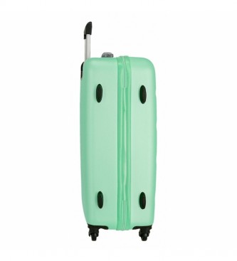 Roll Road Set of two Flex hard suitcases -55-65cm- Turquoise