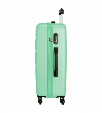 Roll Road Ensemble de deux valises rigides Flex -55-65cm- Turquoise