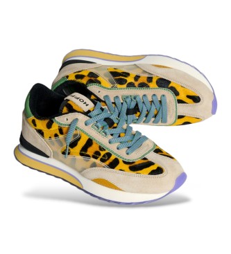 HOFF Zapatillas de Piel Art amarillo