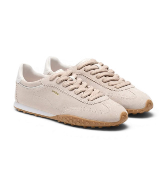 HOFF Bridge Fl - Baskets en cuir beige
