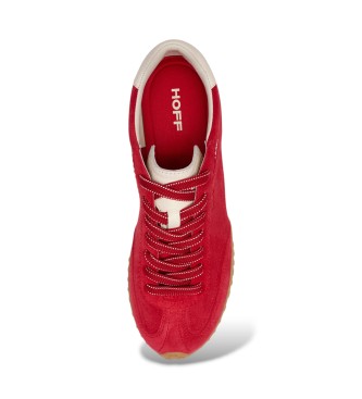 HOFF Ténis de couro Bridge Fl vermelho