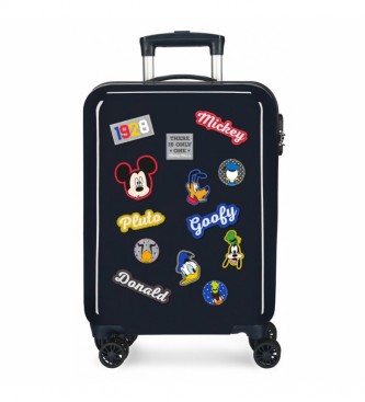 Joumma Bags Cabin size suitcase Mickey rigid characters navy blue -38x55x20cm