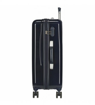 Joumma Bags Set di caratteri rigidi Mickey Luggage in blu navy -38x55x20cm/48x68x26cm