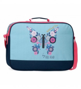Roll Road Cartable scolaire Roll Road Wild and free -38x28x6cm- Bleu