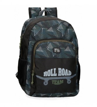 Roll Road Borsa scolastica adattabile della squadra di Roll Road -33x46x17cm