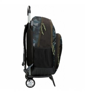 Roll Road Roll Road child's backpack with double compartment with Team trolley -33x44x17cm