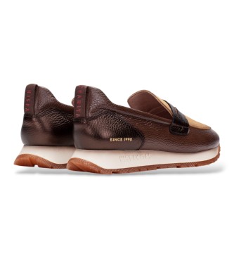 Hispanitas Leder-Mokassins Sport Kansas braun
