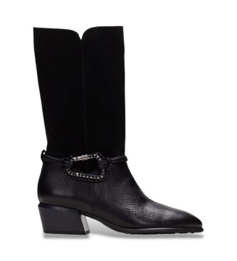 Hispanitas Botas de Couro Verona preto