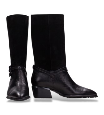 Hispanitas Botas de Couro Verona preto