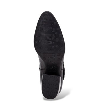 Hispanitas Botas de Couro Verona preto