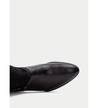 Hispanitas Botas de Couro Verona preto