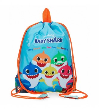 Baby Shark Snackpse med babyhaj -27x34x0,5cm