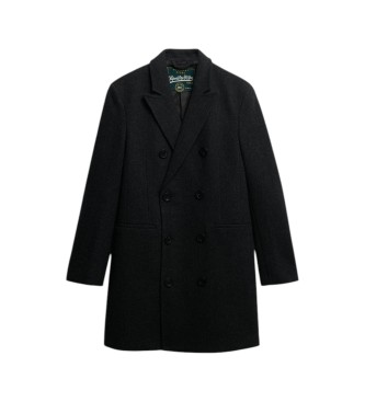 Superdry Schwarzer Merchant Town Mantel