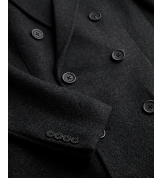 Superdry Schwarzer Merchant Town Mantel