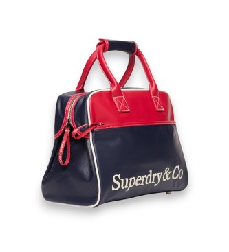 Superdry Bolso Heritage Retro GYM marino, rosa