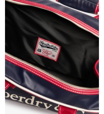 Superdry Bolso Heritage Retro GYM marino, rosa