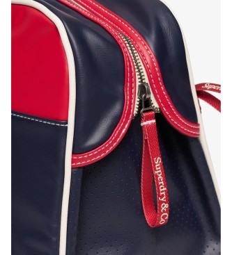 Superdry Bolso Heritage Retro GYM marino, rosa
