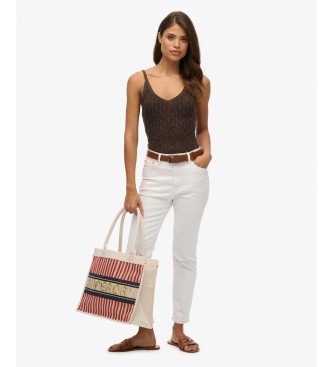 Superdry Rode Luxe tote tas