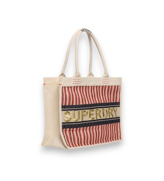 Superdry Rode Luxe tote tas