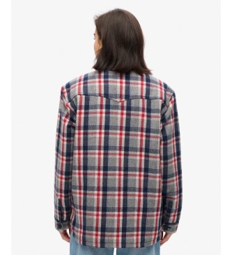 Superdry Sobrecamisa Borg Check multicolorida