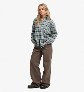 Superdry Chemise Check Flannel Relaxed verte