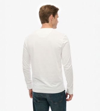 Superdry Klasi?na majica Essential v beli barvi