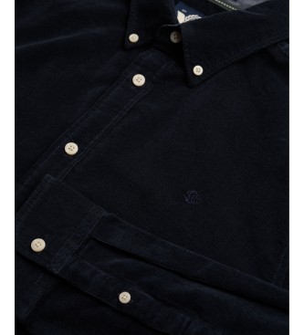 Superdry Classic Needle Hemd marineblau