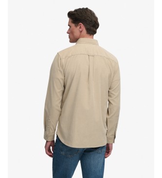 Superdry Classic Needle Hemd beige